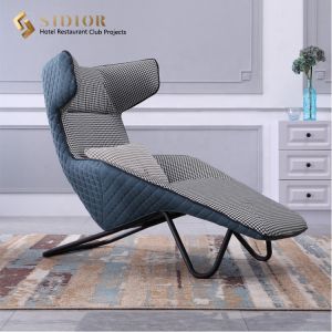 Quality Lounge Leisure Bedroom Lazy Chair Recliner PU Leather 140cm Length for sale