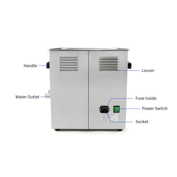 13L Small Industrial Ultrasonic Cleaner Power Adjustable Ultrasonic Cleaning Machine