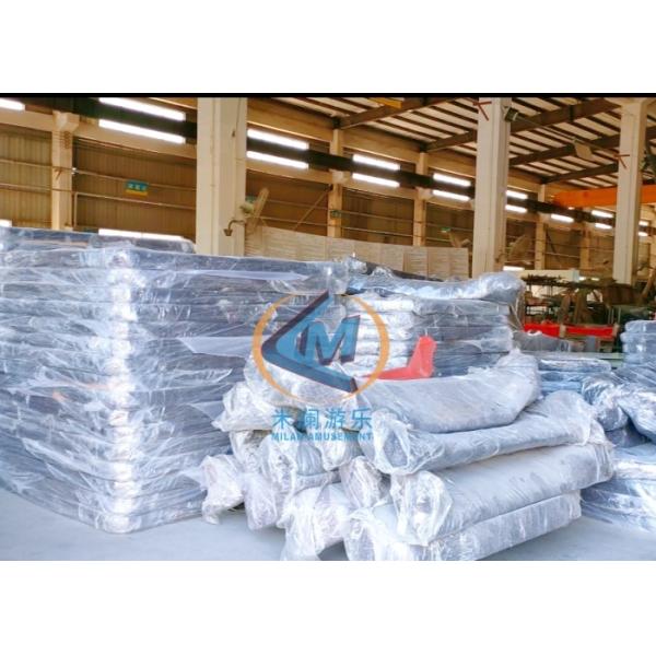 Commercial Outdoor Playground Set Non Power Outdoor Playground 35x25m For Land Park