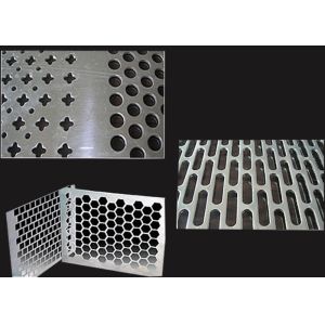 Artistic Perforated Aluminium Plate , Customized Aluminum Sheet With Holes