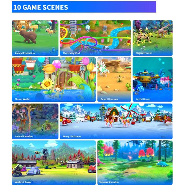 10 in1 Interactive Drawing Games Interactive Gaming System Wireless Control