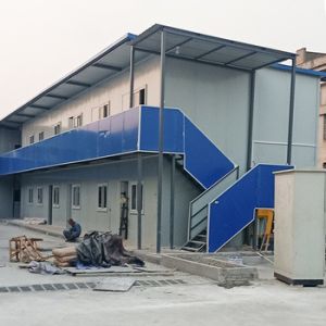 Quality Living Quarters Prefabricated Steel House / Prefab Metal Building Homes for sale