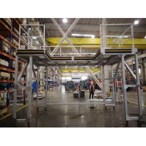 8080 Assembly Line Climbing Platform Industrial Aluminium Profile