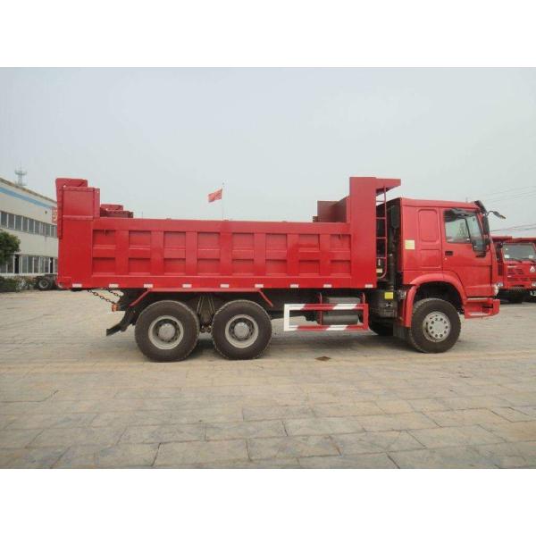 HOWO A7 380HP Used Automatic Dump Trucks EURO II Emission Standard