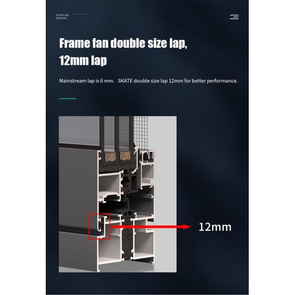 Electric Skylight Window for Big Homes High Strength Nylon PA66 Material and Design