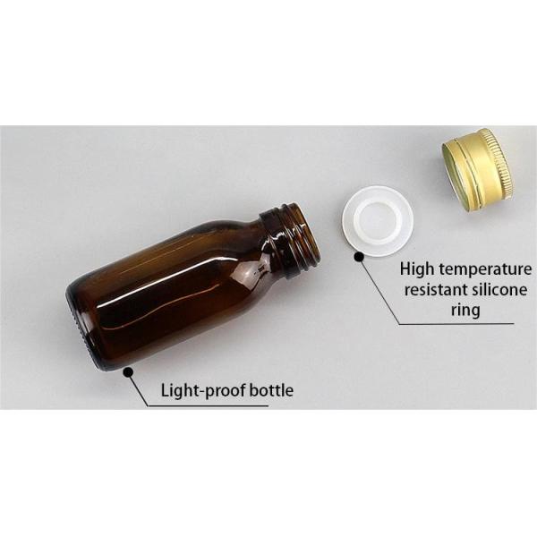 1000ml 2.5L Brown Amber Medicine Bottles With Screw Cap Laboratory