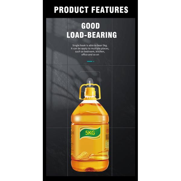 WGO Double Sided Adhesive Hook Wall Hook Hanger For Coats Hats Towels Keys Clothes Door Hanging Home Decor