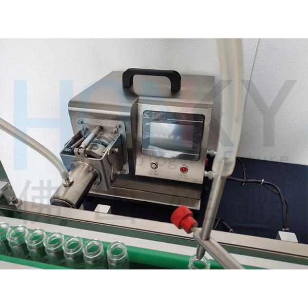 Automatic 5ml Vial Filling Machine Small Filling Line With Bottle Feeding Conveyor For Small Business Using