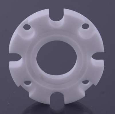 Dense And Non-Porous Alumina Ceramic Ring Component For Electronics And Semiconductors