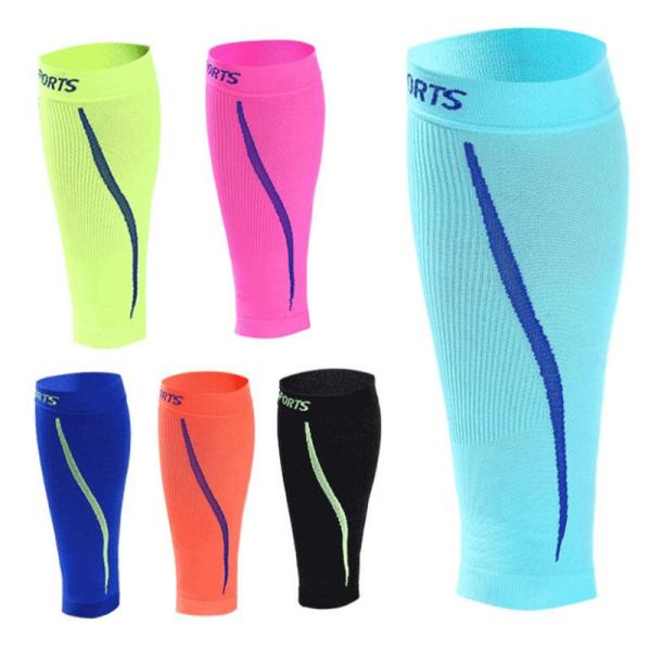 Outdoor Sports Compression Nylon Calf Leg Sleeves 6 Colors Assorted for Your Order