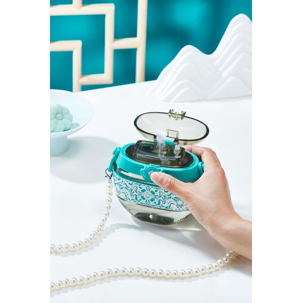 Motivational Gym Fitness Sports Travel Tritan Water Bottle With Chain 1l