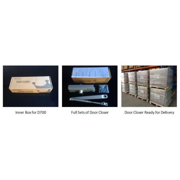 Residential UL Door Closer Cast Aluminum Alloy Applicable Weight 40 - 65kg