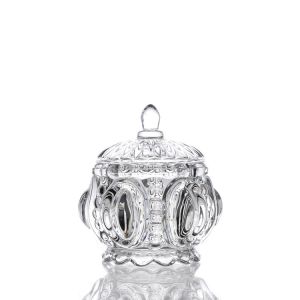 Quality LFGB Unique Transparent Soda lime Glass Food Storage Container for sale