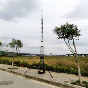 Quality Movable 20M Aerial Aluminum Telescopic Winch Up Tower for sale