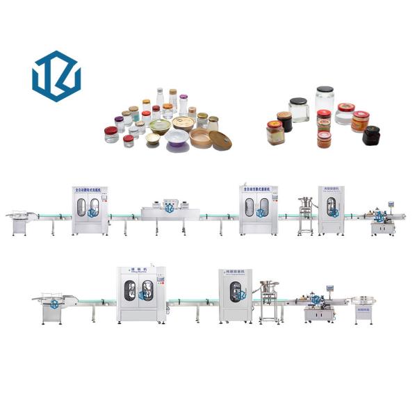 Bird'S Nest Sauce Glass Bottle Filling Machine Cappping Labeling Packaging Line