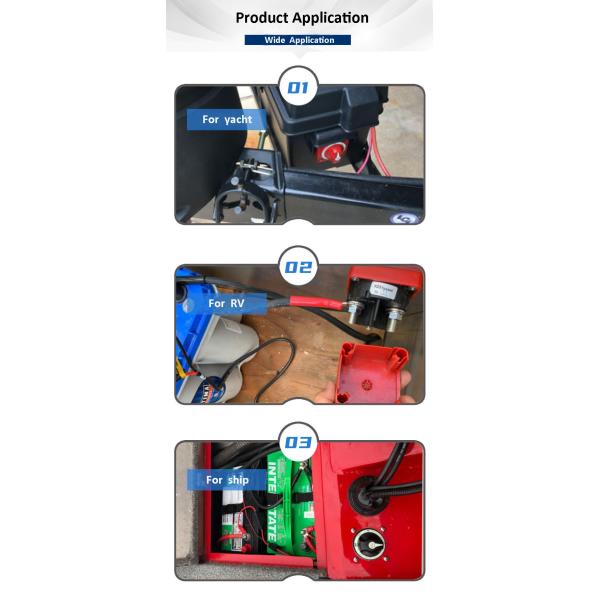 6007 Battery Switch Isolator Battery Disconnect Switch For Marine Electric Control Boat Marine