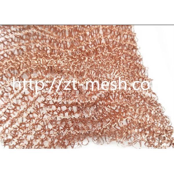 Manufacture And Trading Company Knitted Wire Mesh Round Hole Shape Galvanized Or Painting As Client Require