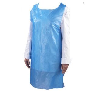 China Oil Proof Disposable Protective Gowns , CPE Plastic Waterproof Aprons on sale
