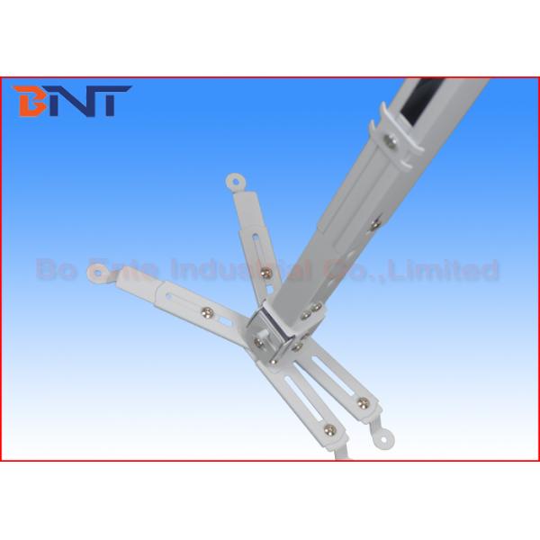 Cold Rolled Steel Retractable Projector Ceiling Mount Kit With 2 Feet Extension Length