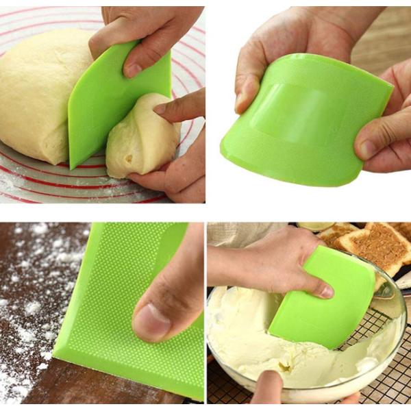 Food Safe Plastic Houseware Plastic Products Bowl Dough Scraper Cutter