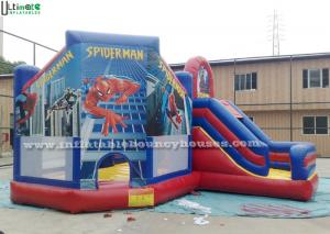 Quality Funny Spiderman Inflatable Jumping Castles for sale