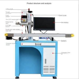 China Fiber / CO2 / UV Laser Marking Machine With Visual Positioning System CCD Camera on sale China Fiber / CO2 / UV Laser Marking Machine With Visual Positioning System CCD Camera on sale