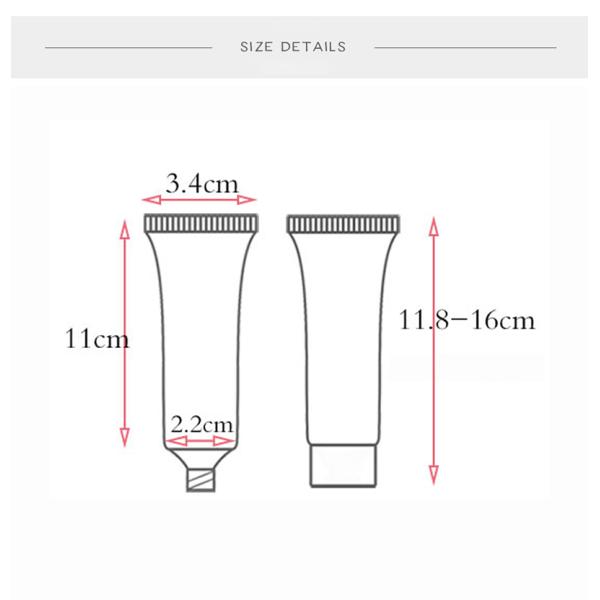 Squeeze Refillable Lotion Cosmetic Soft Tube 10.5cm PE Lid 30g 30ml