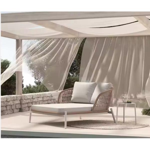 OEM Adjustable Leisure Relaxing Beach Daybed Quick Drying Sunbed Lounge Chair Outdoor Furniture