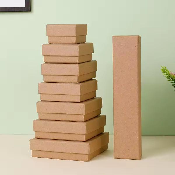 Matte Black Necklace Sliding Drawer Gift Boxes Sustainable Material