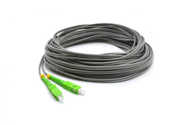 Buy SC / APC Optical Fiber Pigtail Single Mode Simplex 2 Core 50M With LSZH Jacket at wholesale prices