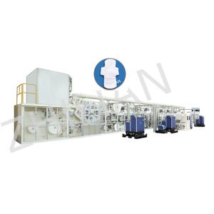 Quality Female 430mm Sanitary Napkin Making Machine 1500pcs/min for sale