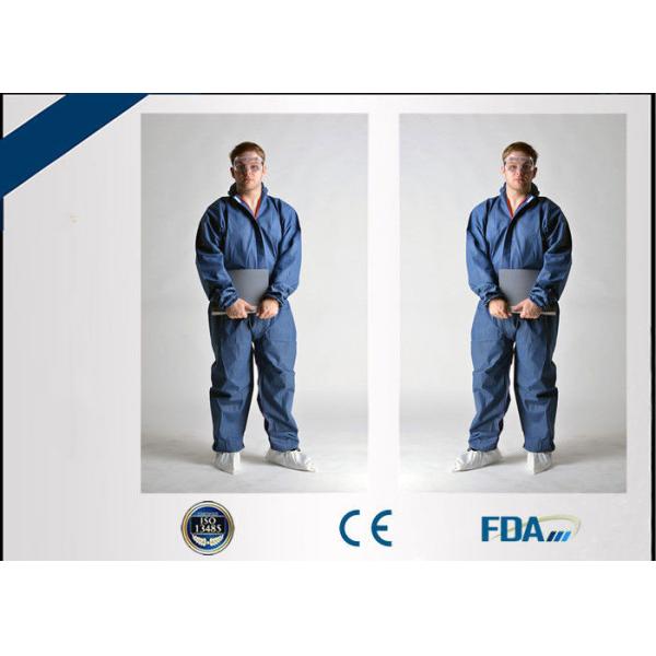 High Tensile Strength Disposable Protective Clothing , Chemical Resistant