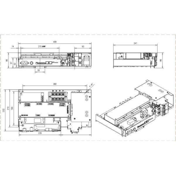 Relay Integrated BMS 96V 100A 30S BMS with RS485 CAN Communication