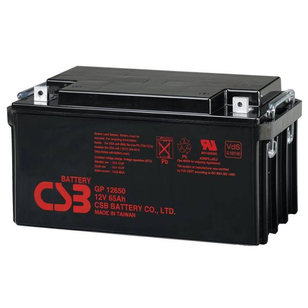 CSB GP12650 12V 65Ah Energy Storage Rechargeable VRLA 12V 65Ah CSB Battery