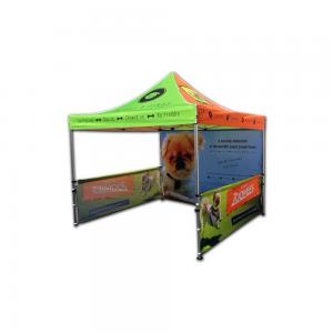 Custom 10x10 Pop Up Tent Screen Printing Easy To Carry Fittings Reinforced