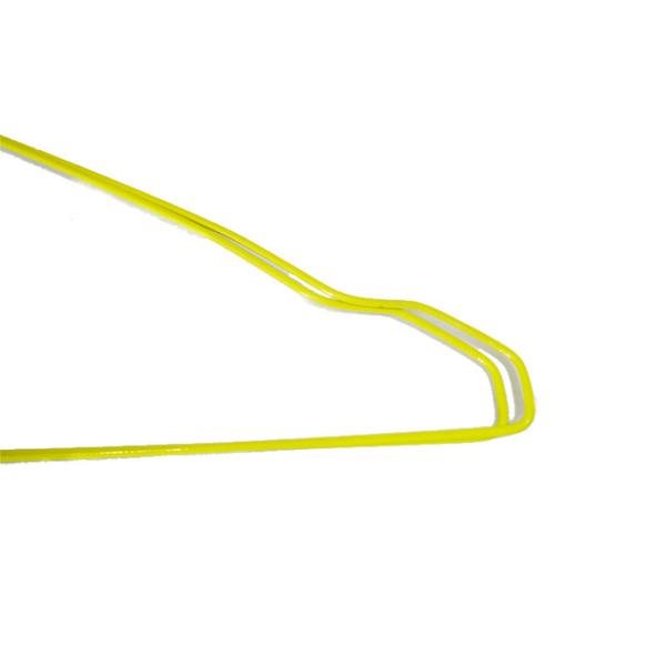 Wire Shirt Hangers 1.9mm/14.5gauge Thickness 12.5kgs Per Box 500pcs for Volume Orders in White Blue Yellow or Customized