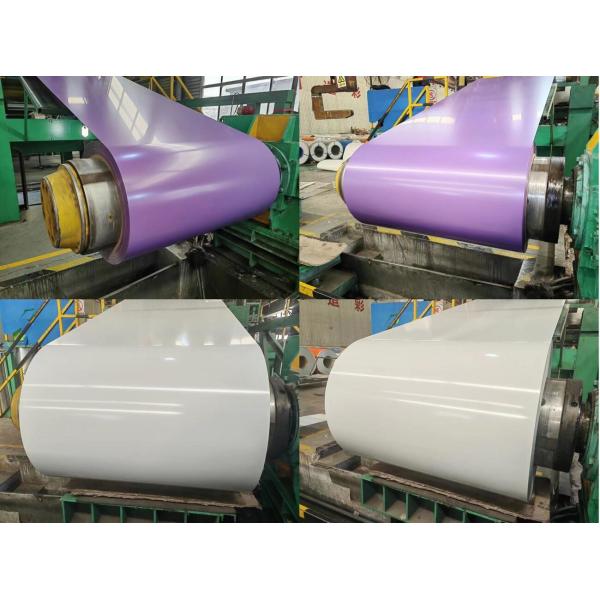 DX51 Matt Surface Color Coated Steel Coil Film 15/5um Prepainted Steel