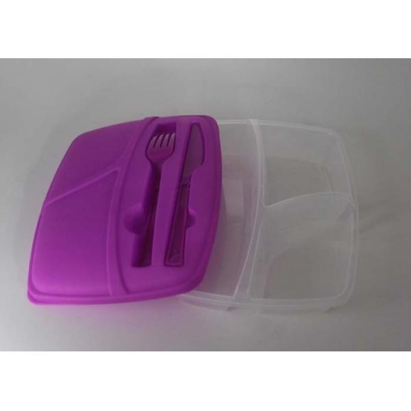 Convenient And Safety Hard Plastic Lunch Boxes With Compartments OEM