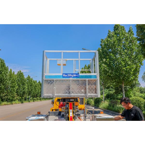 Low Price 23m man lift hydraul truck platform lift truck for sale