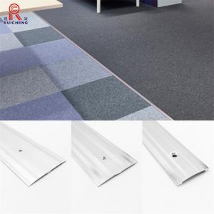 China Anodised Silver Aluminium Door Threshold Transition Strips 8.5mm Height on sale