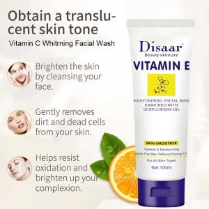 OEM Foaming Facial Cleanser Natural Vitamin E Whitening Facial Cleanser