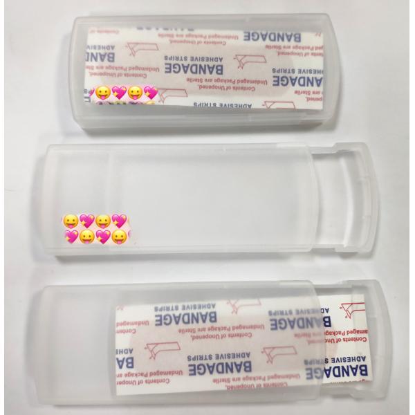 Customized bandage kit Promotional Gift Adhesive Bandage Plaster kit Plastic bandage Box case