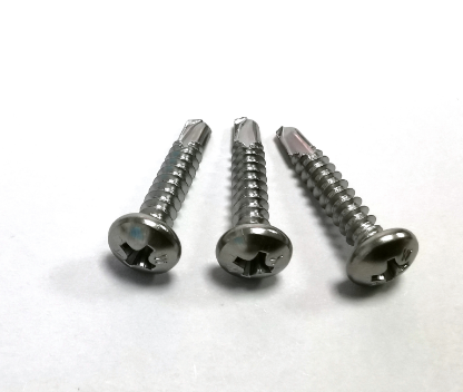 Triangle Thread Self Tapping Screws Stainless Steel Drilling Pan Head Screw
