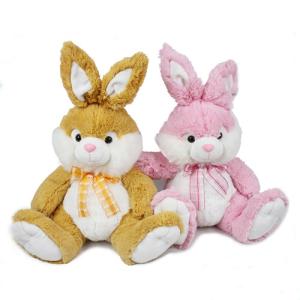 Quality Fashion Holiday Stuffed Easter Bunnies / Easter Plush Bunnies Custom Made for sale