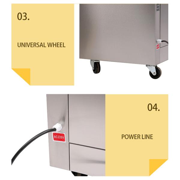 DUOQI DZ-500 CE Vacuum Packing Machine for Steak Beef Chicken Pork Meat Fish Clothes Hardware