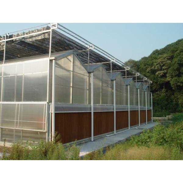 Water Evaporative Cooling Pad For Chicken Farm Hot Dip Galvanized Steel Aluminum Frame