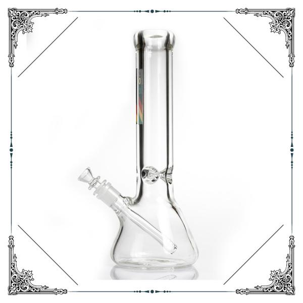 9MM Thick ZOB Glass Beaker Bong 12 Inches Glass Smoking Water Pipes With Downstem