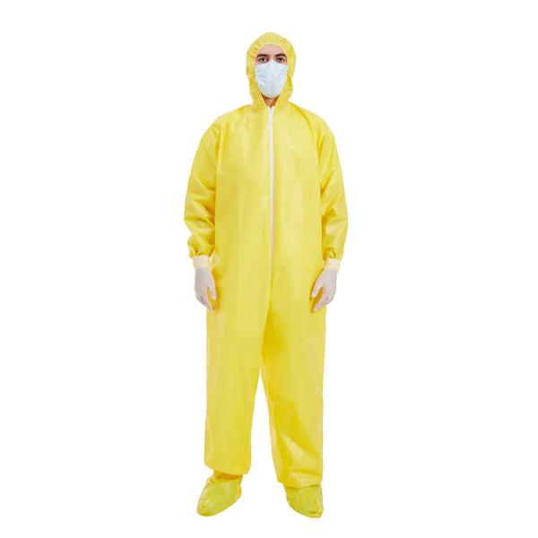 Buy TUV Non Woven Protective Clothing , OEM Lightweight Disposable Coveralls at wholesale prices