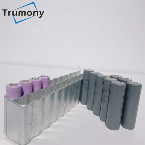 Convective Heat Transfer Aluminum Cooling Ribbon Tube For 21700 Cylindrical Battery Pack