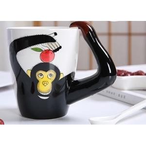 Quality Coffee Shops Creative 450CC 9cmx11cm Gorilla Mug for sale